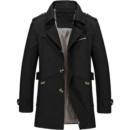 ✨Men's Casual Pure Cotton Windbreaker Spring and Autumn Work Outerwear✨