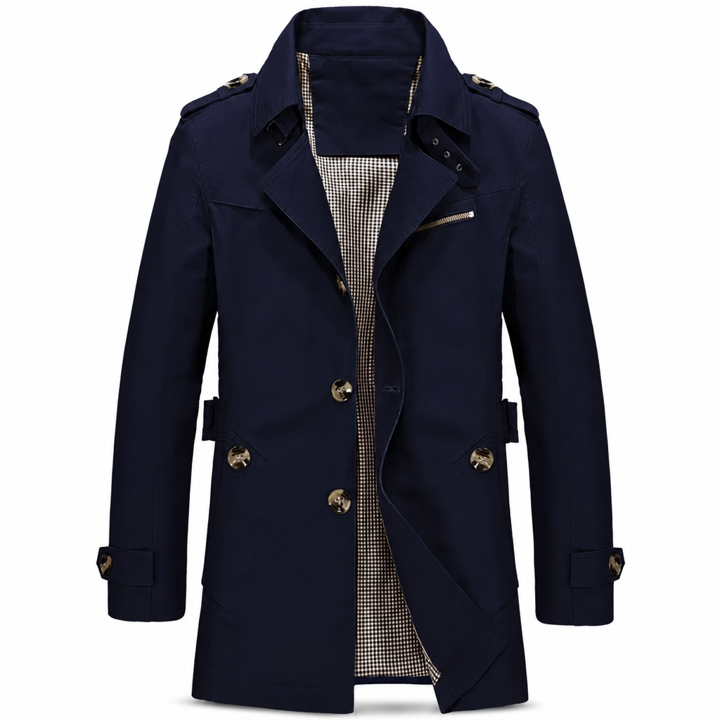 ✨Men's Casual Pure Cotton Windbreaker Spring and Autumn Work Outerwear✨
