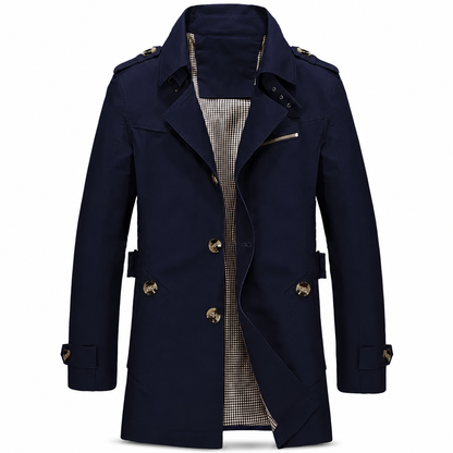 ✨Men's Casual Pure Cotton Windbreaker Spring and Autumn Work Outerwear✨