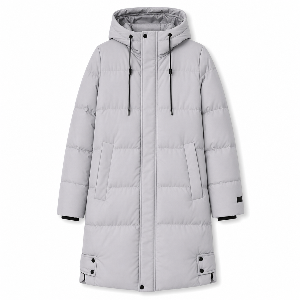 🧥 🔥 Men's Casual Mid-Length Padded Winter Thickened Warm Outerwear Coat Plus Size