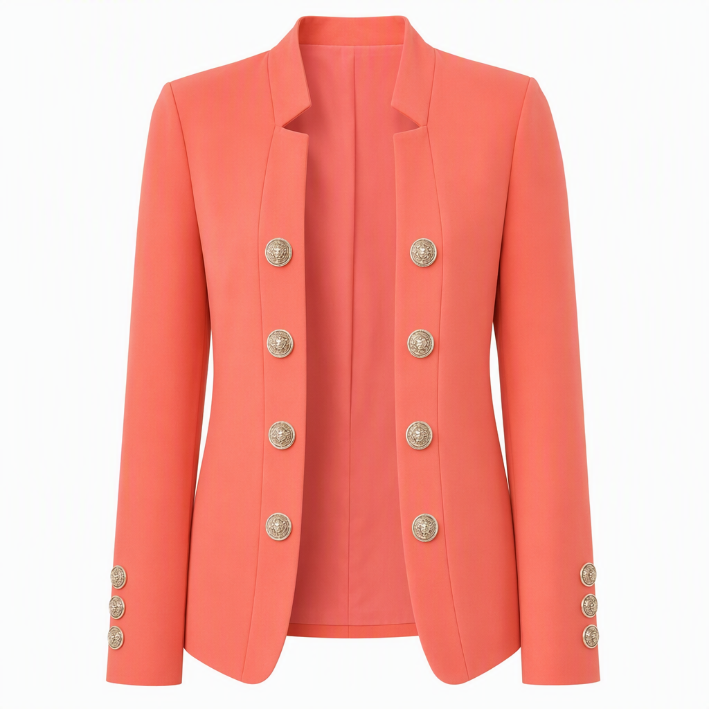 Women's Stand Collar Slim Fit Blazer