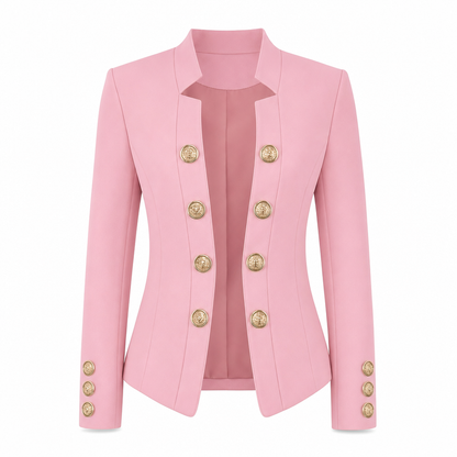 Women's Stand Collar Slim Fit Blazer