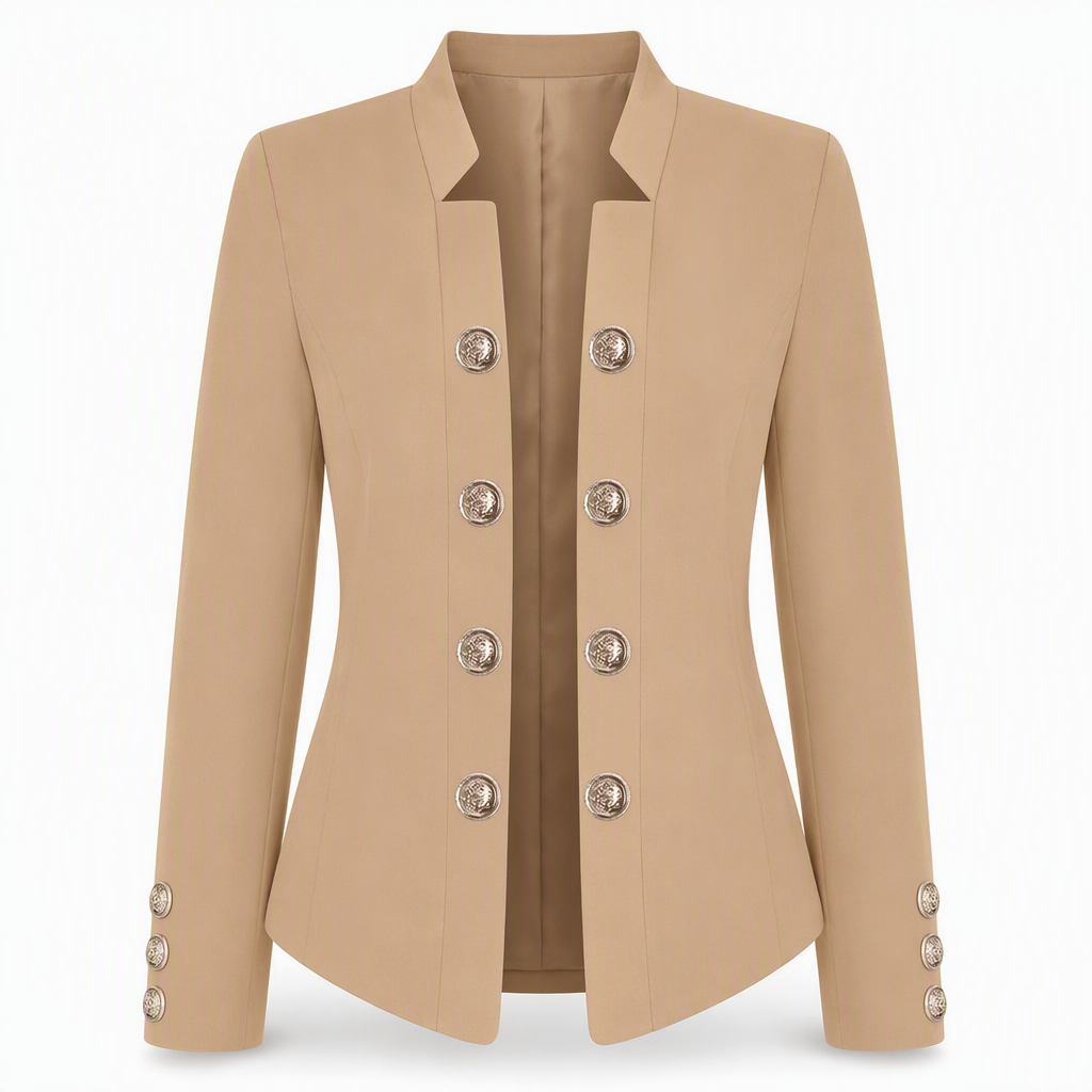 Women's Stand Collar Slim Fit Blazer