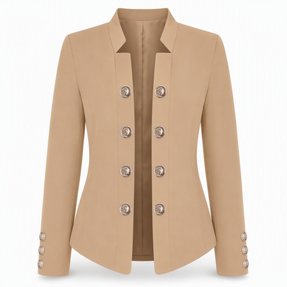 Women's Stand Collar Slim Fit Blazer