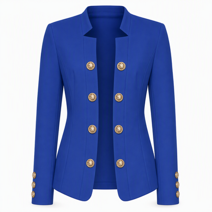 Women's Stand Collar Slim Fit Blazer