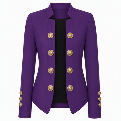 Women's Stand Collar Slim Fit Blazer