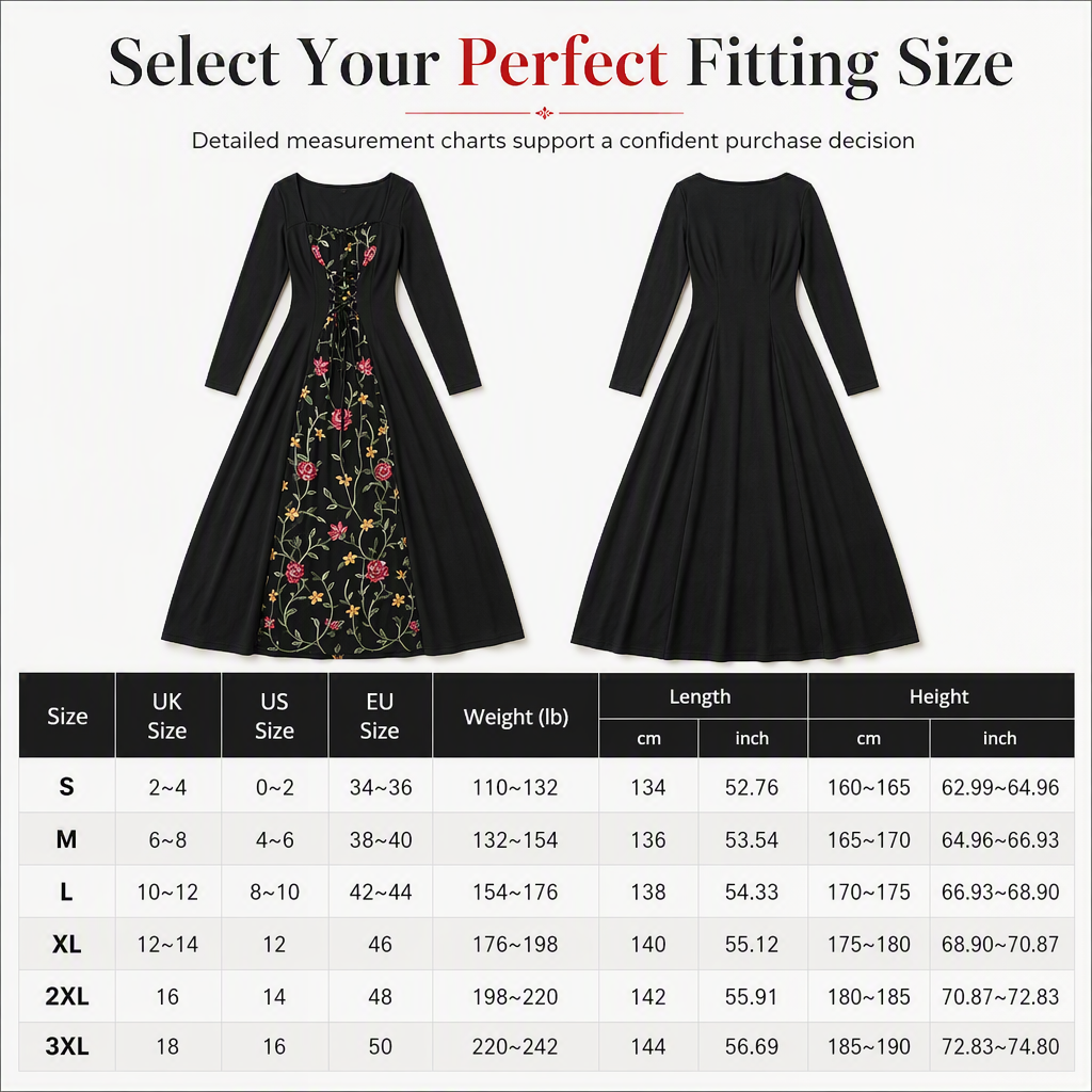Women's Square Neck Lace Up Corset Maxi Dress with Floral Embroidered Mesh Panel