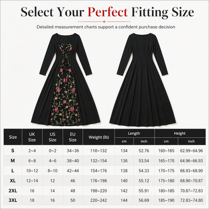 Women's Square Neck Lace Up Corset Maxi Dress with Floral Embroidered Mesh Panel