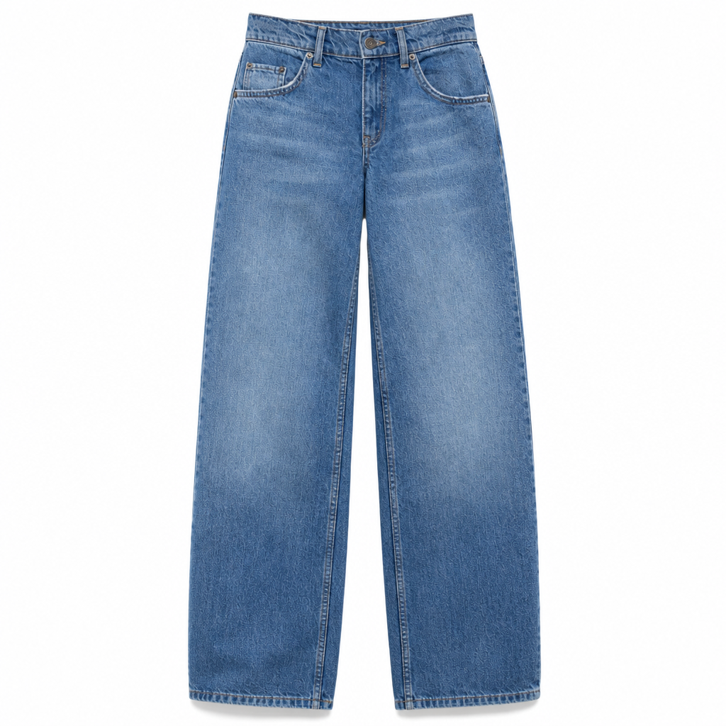 👖 Retro Denim Comfort | Women's High-Waisted Relaxed Straight-Leg Jeans with Vintage Wash