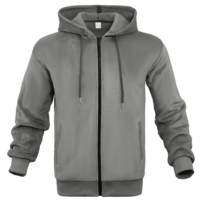 Men's Pineapple Grid Hooded Jacket