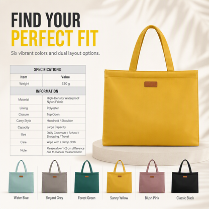 Large Capacity Nylon Casual Tote Bag