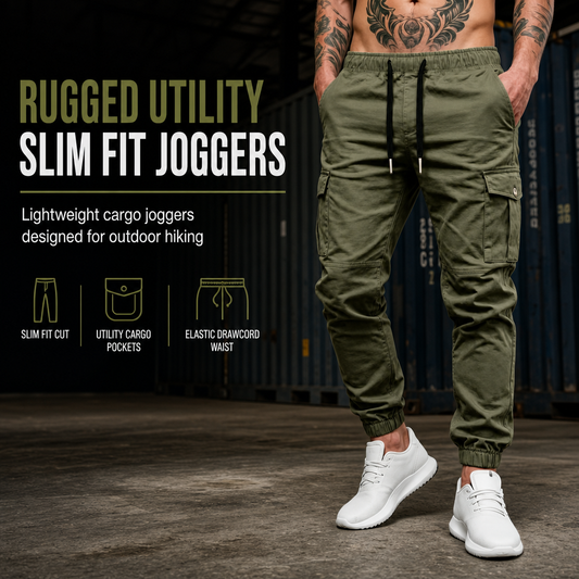 ✨Lightweight Casual Cargo Pants Outdoor Hiking Joggers for Autumn and Winter Sports Running Training