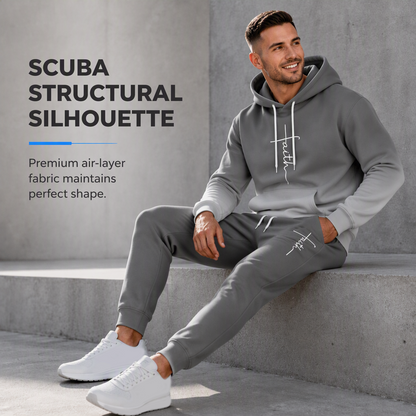 🔥 Bold 3D Print, Complete Streetwear Look | Men's Hooded 2-Piece Tracksuit ⚡ Free Shipping