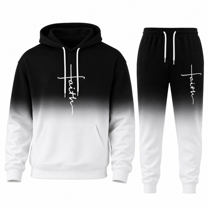 🔥 Bold 3D Print, Complete Streetwear Look | Men's Hooded 2-Piece Tracksuit ⚡ Free Shipping