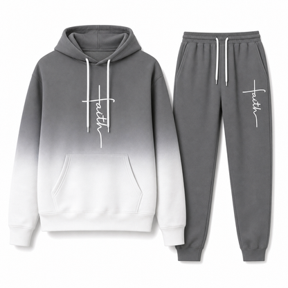 🔥 Bold 3D Print, Complete Streetwear Look | Men's Hooded 2-Piece Tracksuit ⚡ Free Shipping
