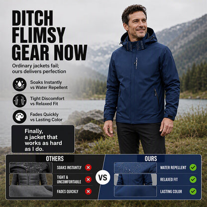 Men's Waterproof Outdoor Hooded Jacket