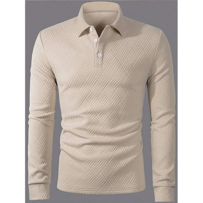 Men's Textured Long Sleeve Lightweight Sweatshirt