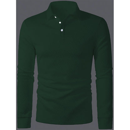 Men's Textured Long Sleeve Lightweight Sweatshirt
