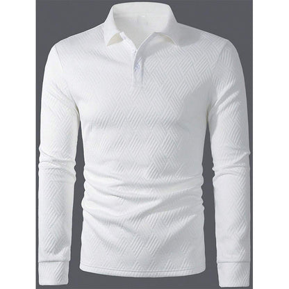 Men's Textured Long Sleeve Lightweight Sweatshirt