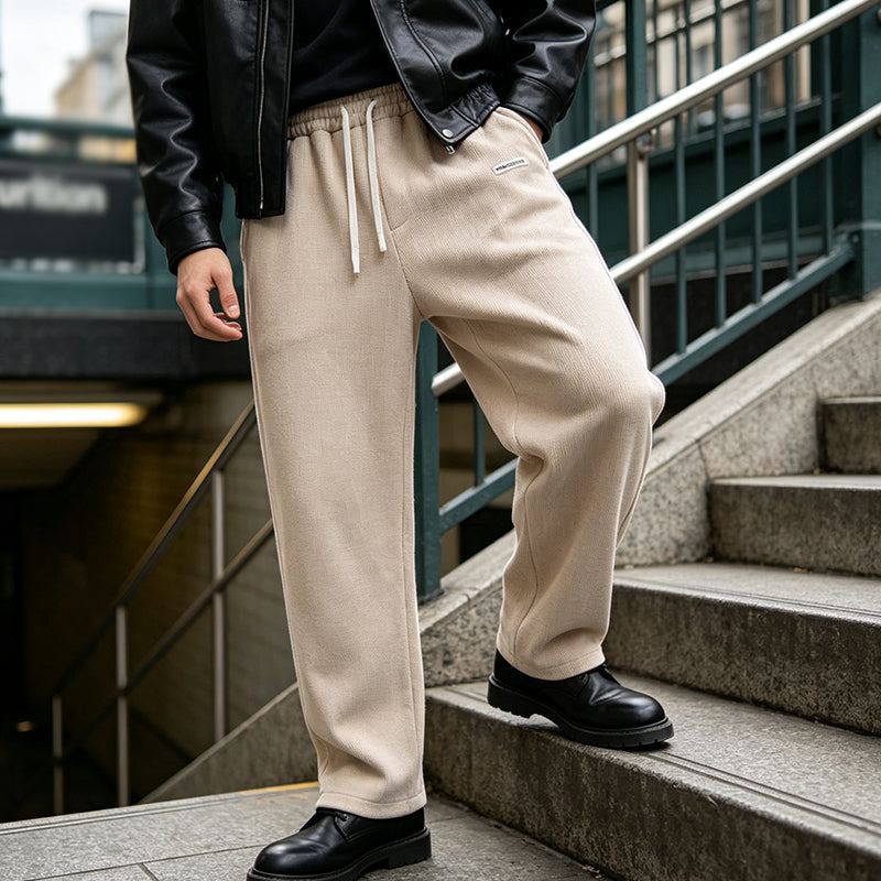 Men's Relaxed Straight Corduroy Pants