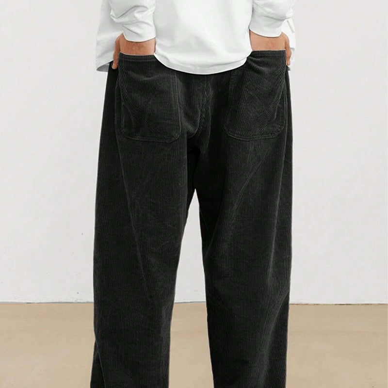 Men's Relaxed Straight Corduroy Pants