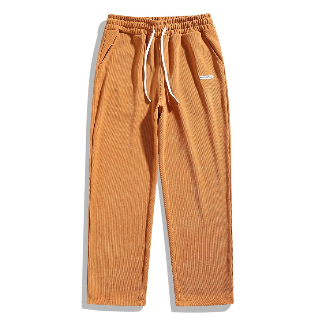 Men's Relaxed Straight Corduroy Pants