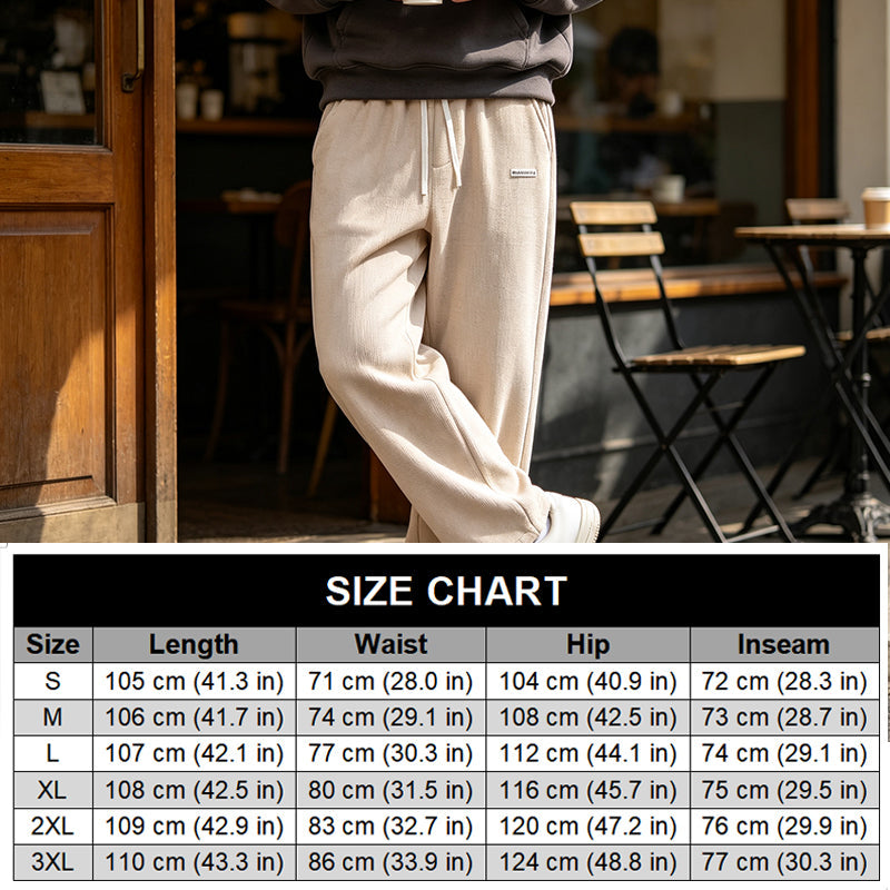 Men's Relaxed Straight Corduroy Pants