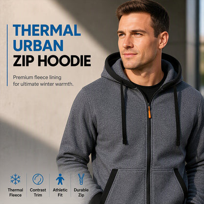 Warm Zip Hoodie Jacket