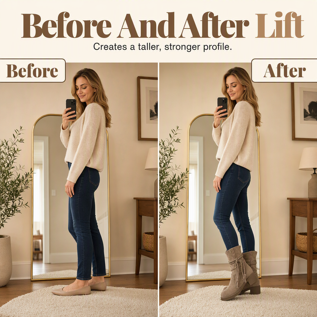 Women's Casual Slouchy Mid-Calf Boots