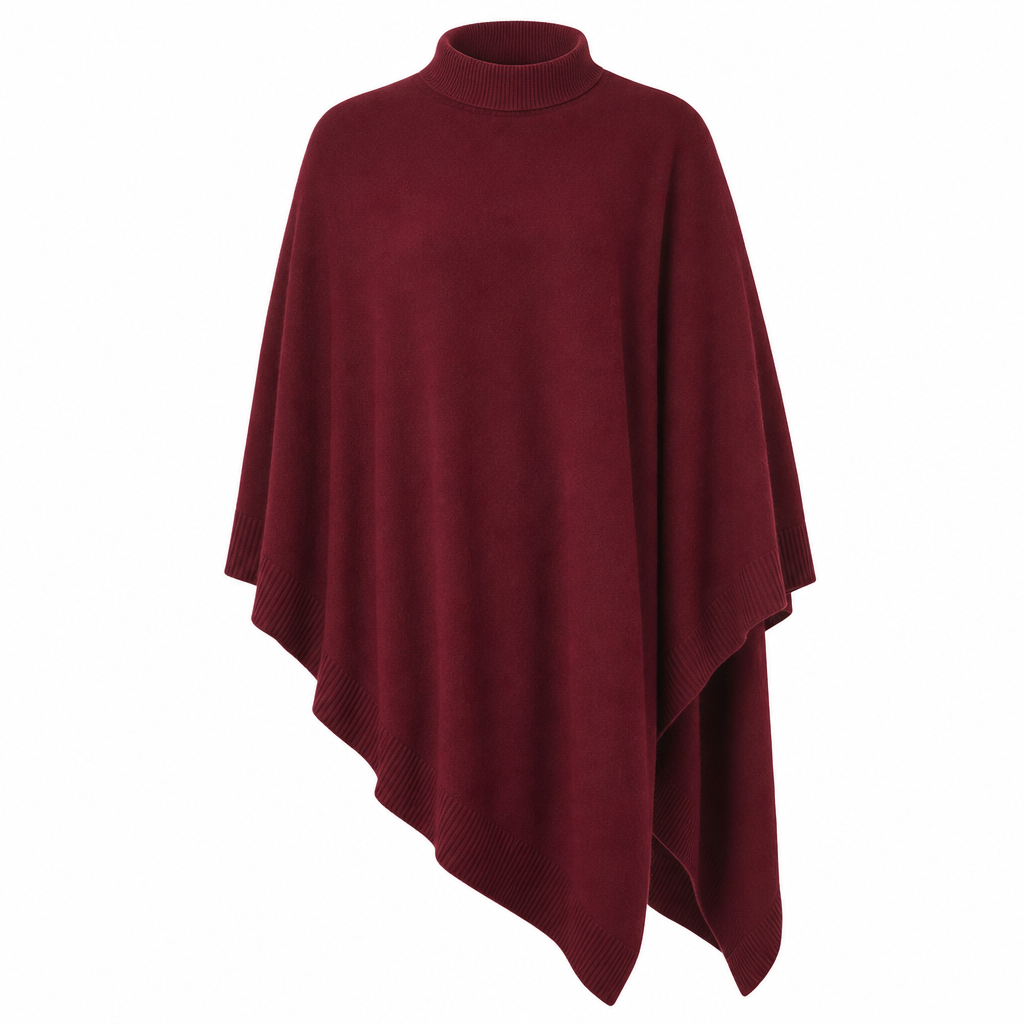 Women's Elegant Solid Color Loose Knitted Shawl