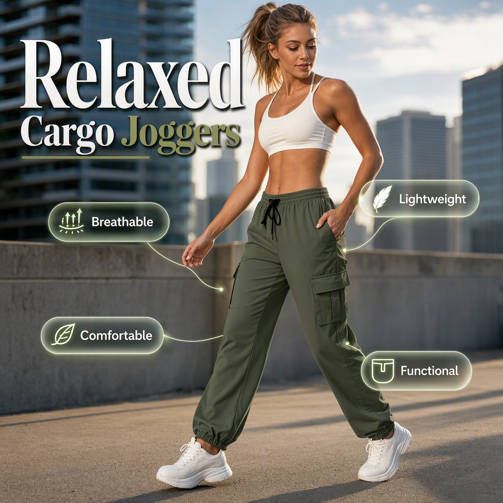 Women's Relaxed Cargo Joggers