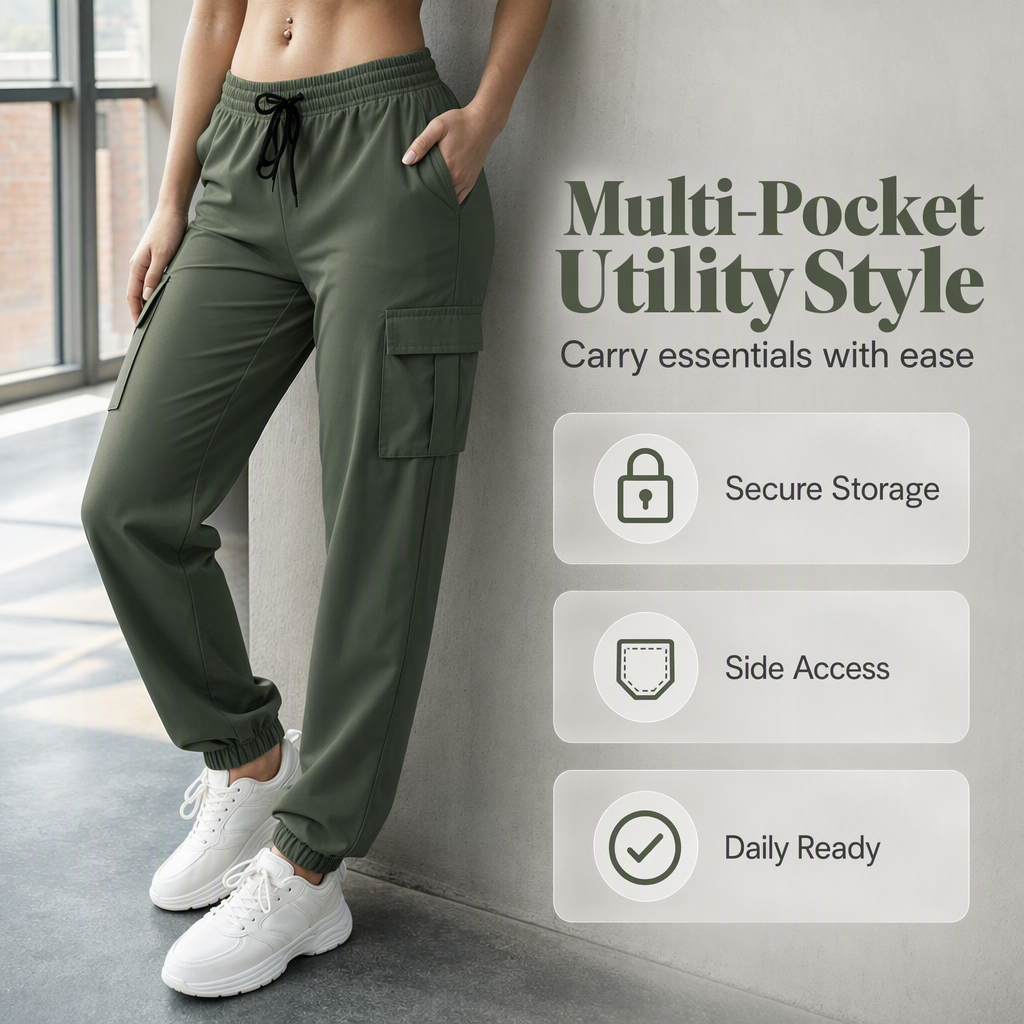 Women's Relaxed Cargo Joggers