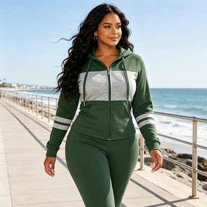 Women's Casual Slim Fit Hoodie & Pants Set