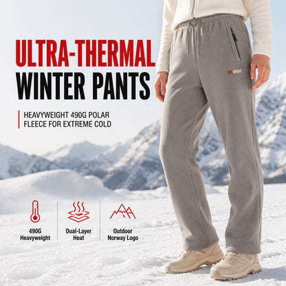 Unisex Thickened Warm Fleece Pants