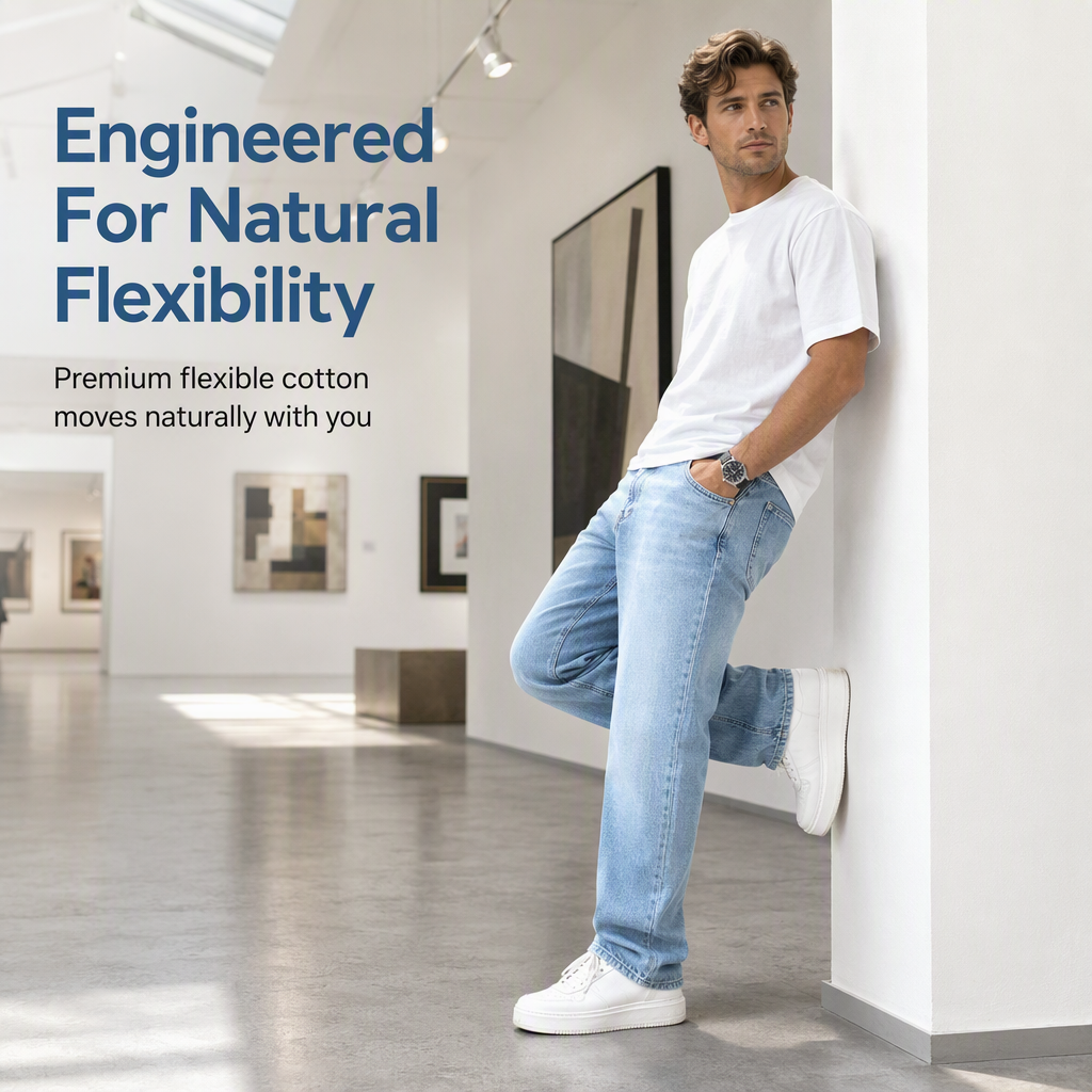 Men's Classic Straight Leg Jeans