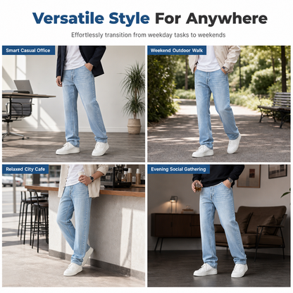 Men's Classic Straight Leg Jeans
