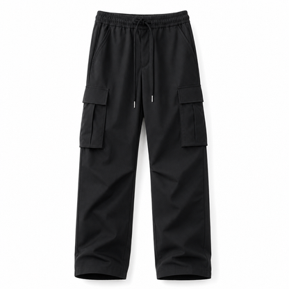 Men's Summer Casual Cargo Pants with Drawstring