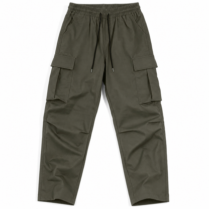 Men's Summer Casual Cargo Pants with Drawstring