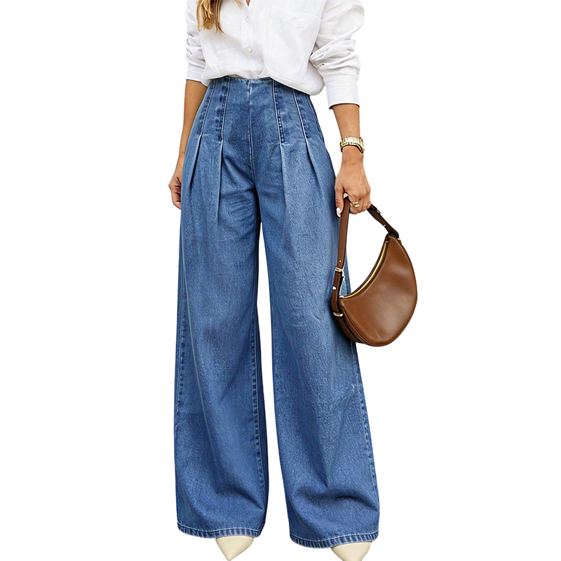 Women's High Waisted Wide Leg Jeans