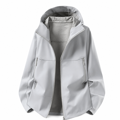 Unisex Outdoor Hooded Softshell Jacket