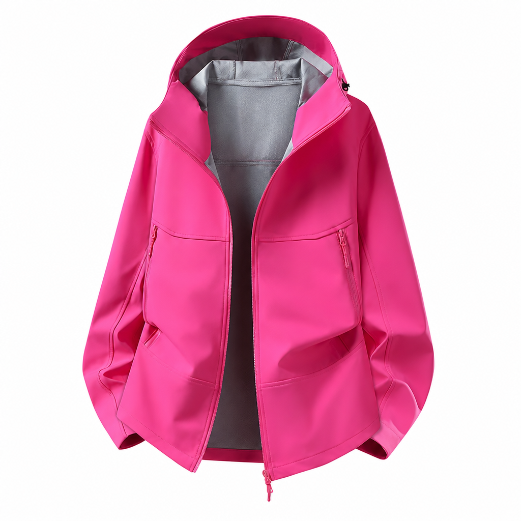 Unisex Outdoor Hooded Softshell Jacket