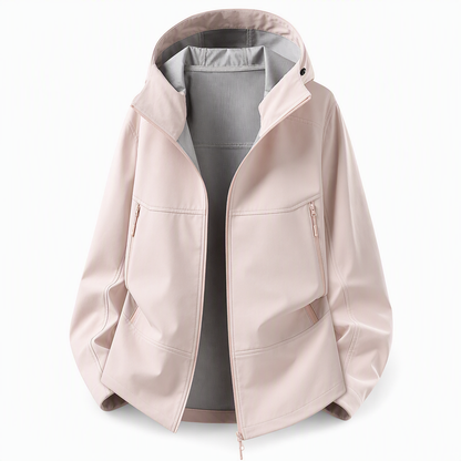 Unisex Outdoor Hooded Softshell Jacket