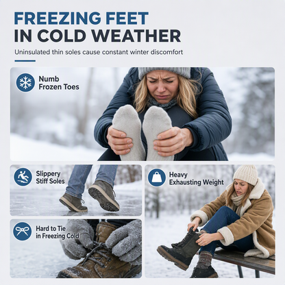 Women's Casual Slip-On Winter Shoes