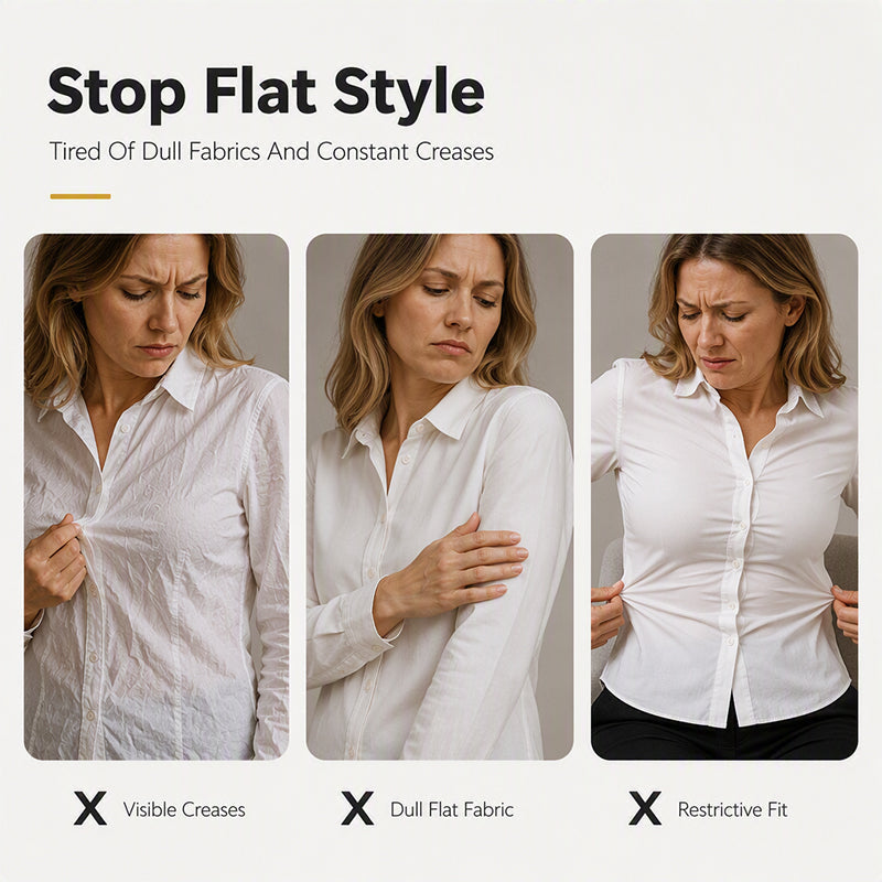 Women's Classic Long Sleeve Button Down Shirt