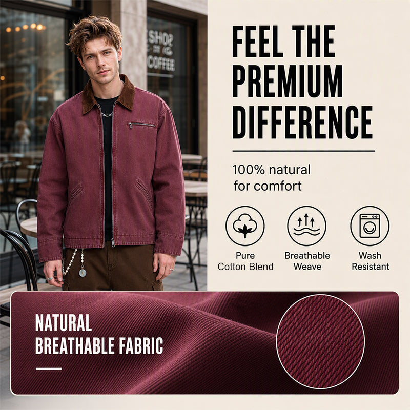 Men's Retro Casual Denim Jacket