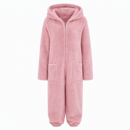 Women's Winter Warm Hooded Onesie Pajamas Jumpsuit