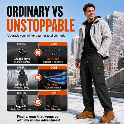 Men's Winter Outdoor Windproof Thermal Pants