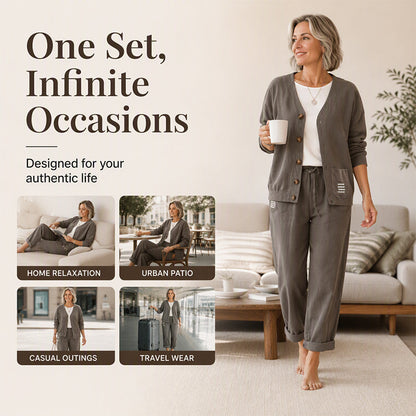Women's Casual Corduroy 2-Piece Set