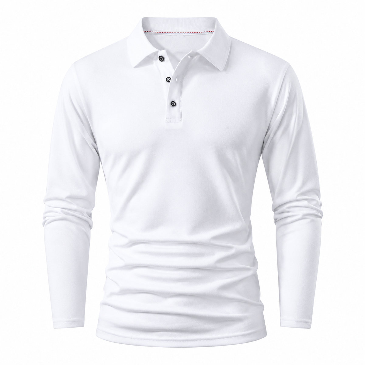Men's Long Sleeve Collared T-Shirt