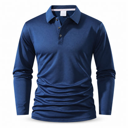 Men's Long Sleeve Collared T-Shirt